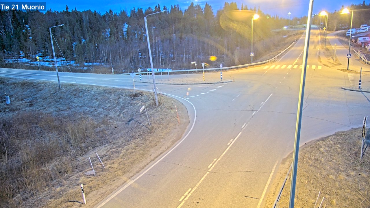 Weather Camera Image Väg 21 Muonio, Muonio, Lappi