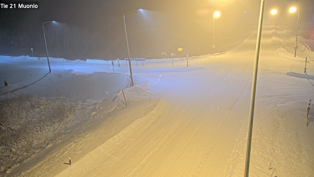 Weather Camera Image Väg 21 Muonio, Muonio, Lappi