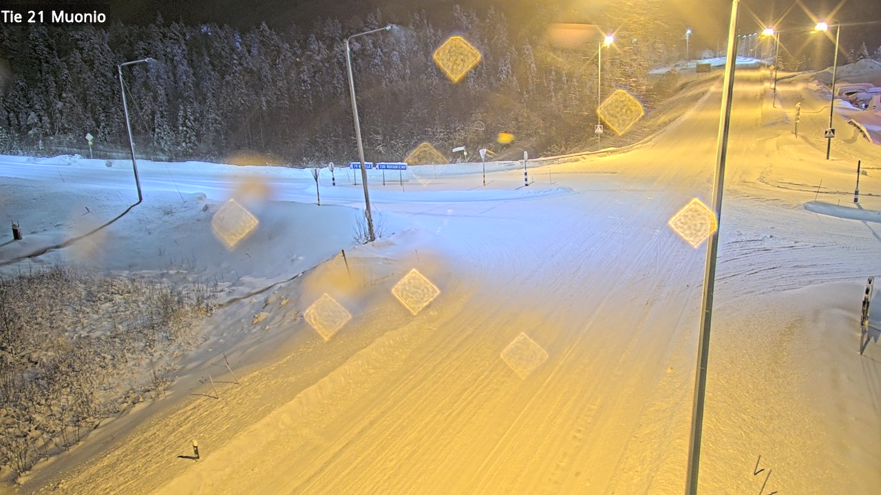 Weather Camera Image Väg 21 Muonio, Muonio, Lappi