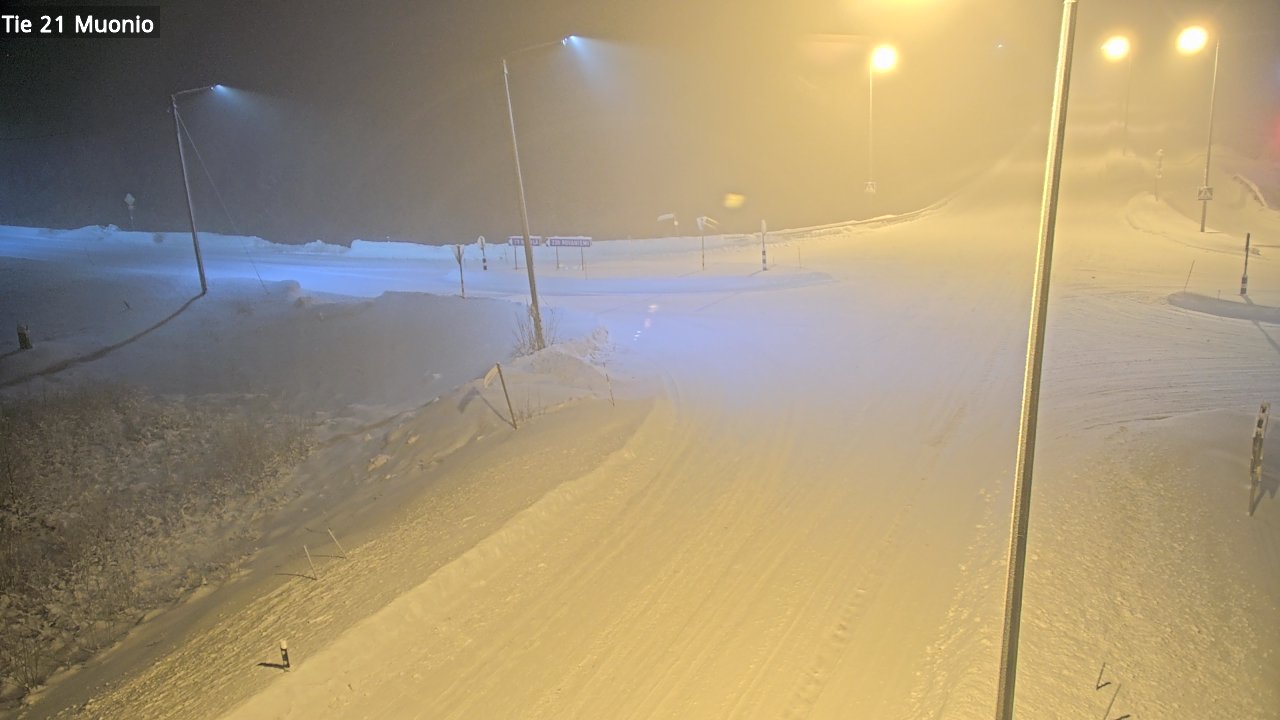 Weather Camera Image Väg 21 Muonio, Muonio, Lappi