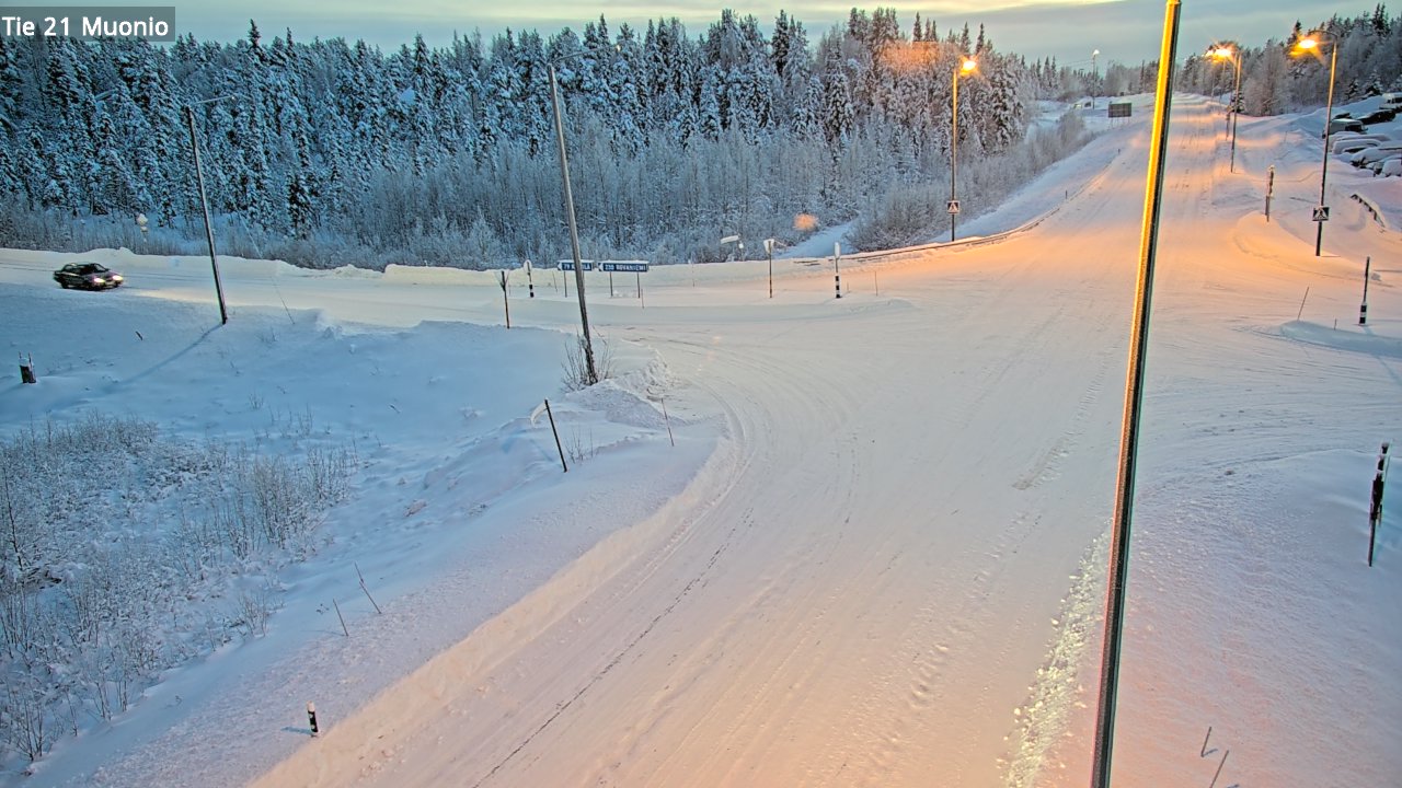 Weather Camera Image Road 21 Muonio, Muonio, Lappi