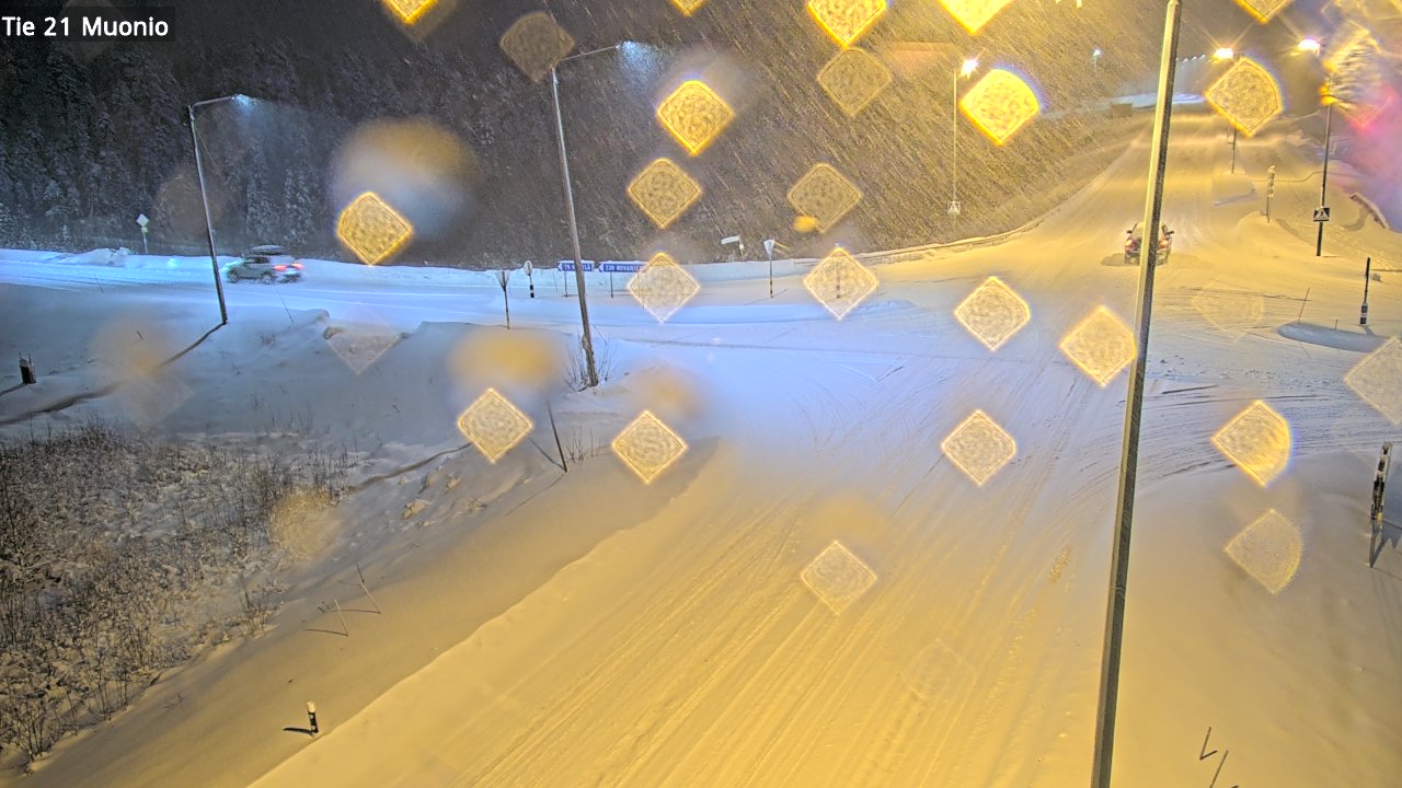 Weather Camera Image Väg 21 Muonio, Muonio, Lappi