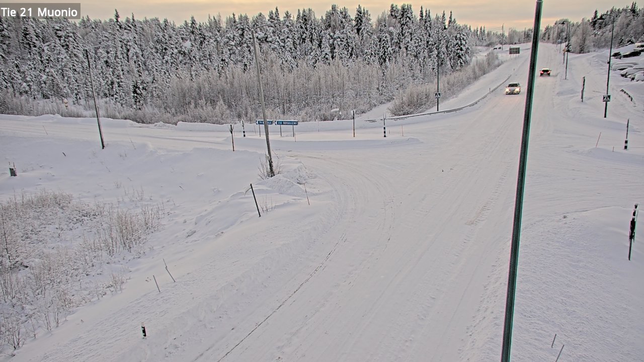 Weather Camera Image Väg 21 Muonio, Muonio, Lappi