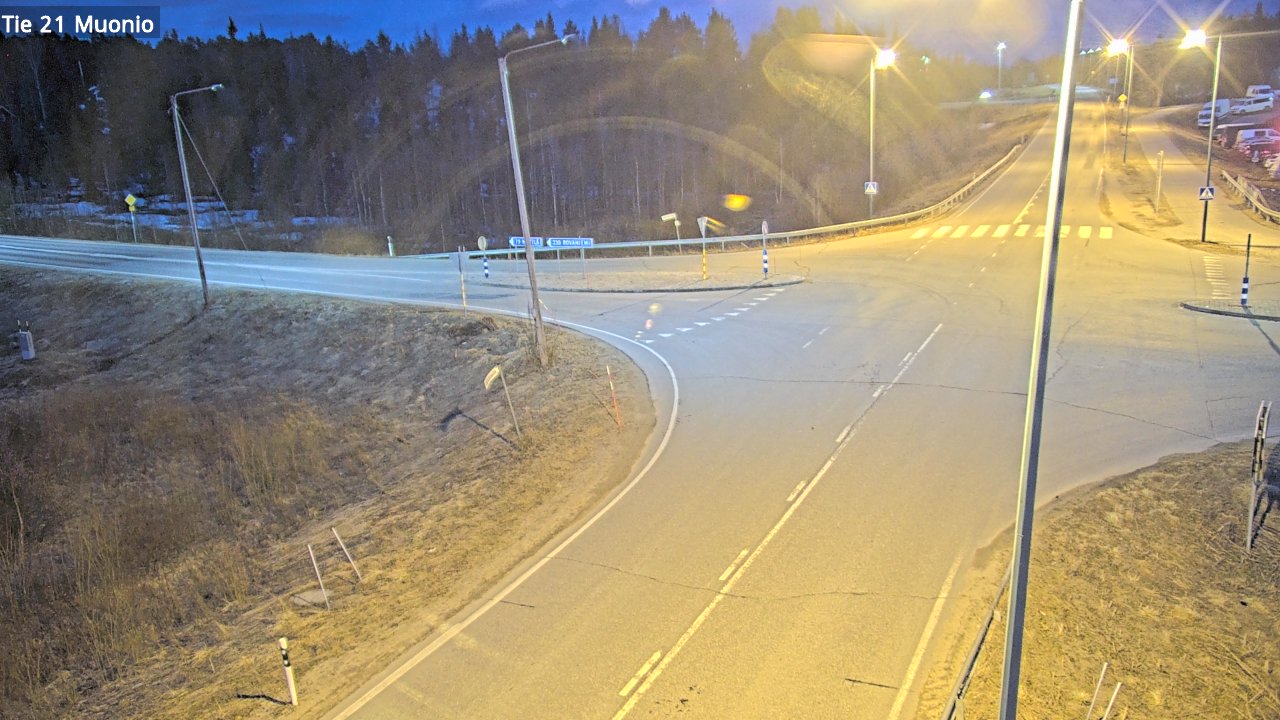 Weather Camera Image Väg 21 Muonio, Muonio, Lappi