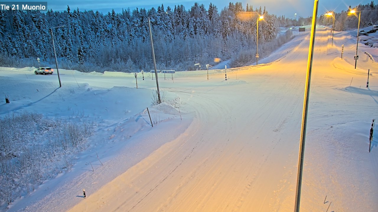 Weather Camera Image Road 21 Muonio, Muonio, Lappi