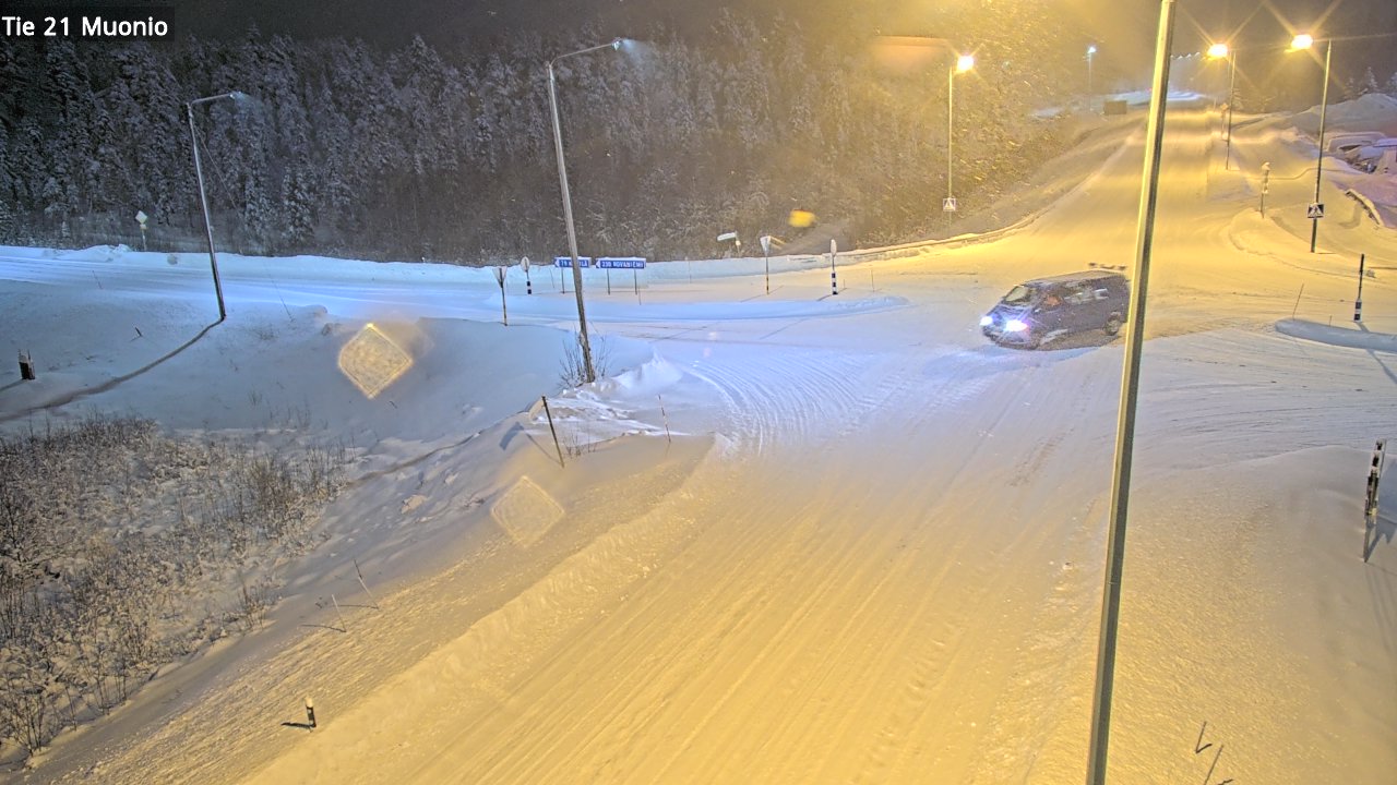 Weather Camera Image Väg 21 Muonio, Muonio, Lappi
