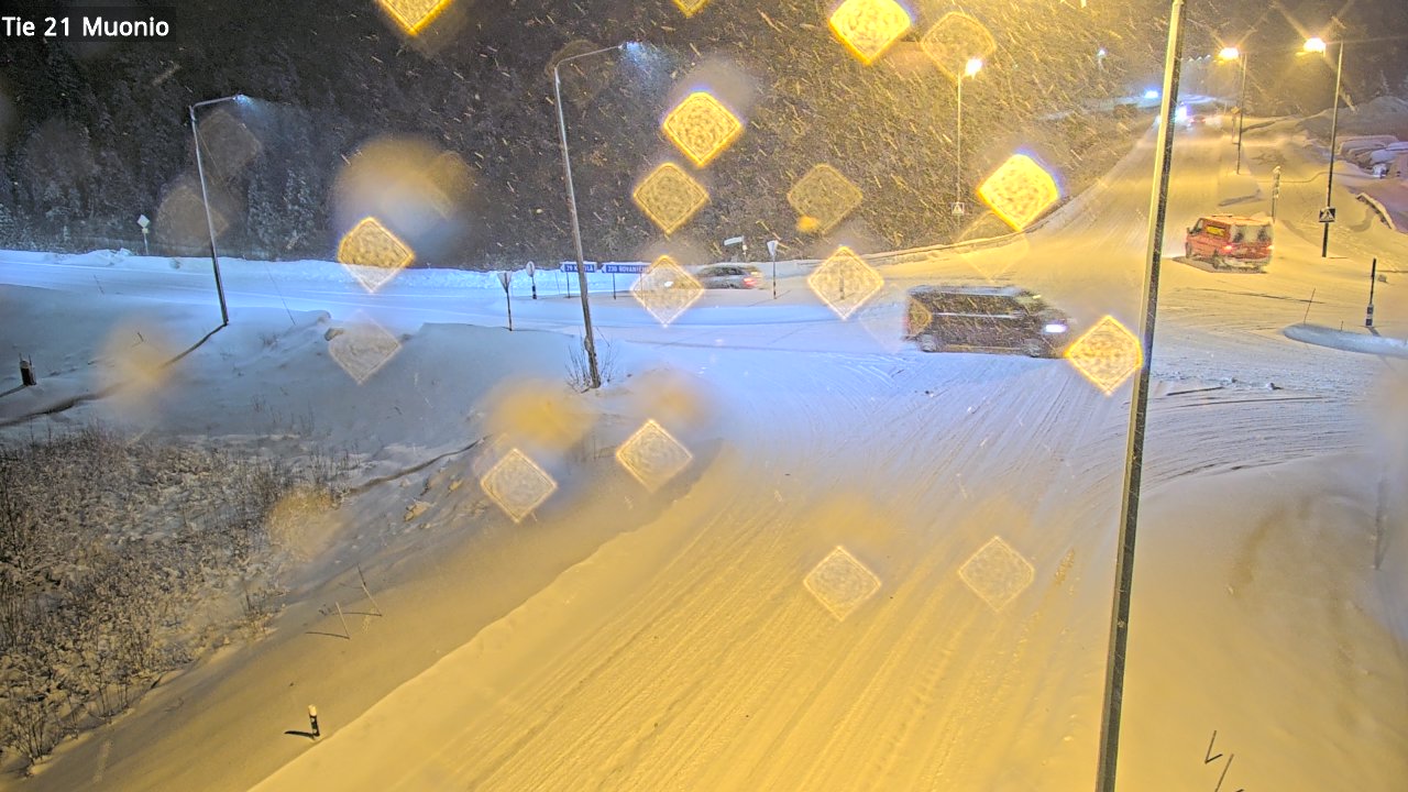 Weather Camera Image Väg 21 Muonio, Muonio, Lappi
