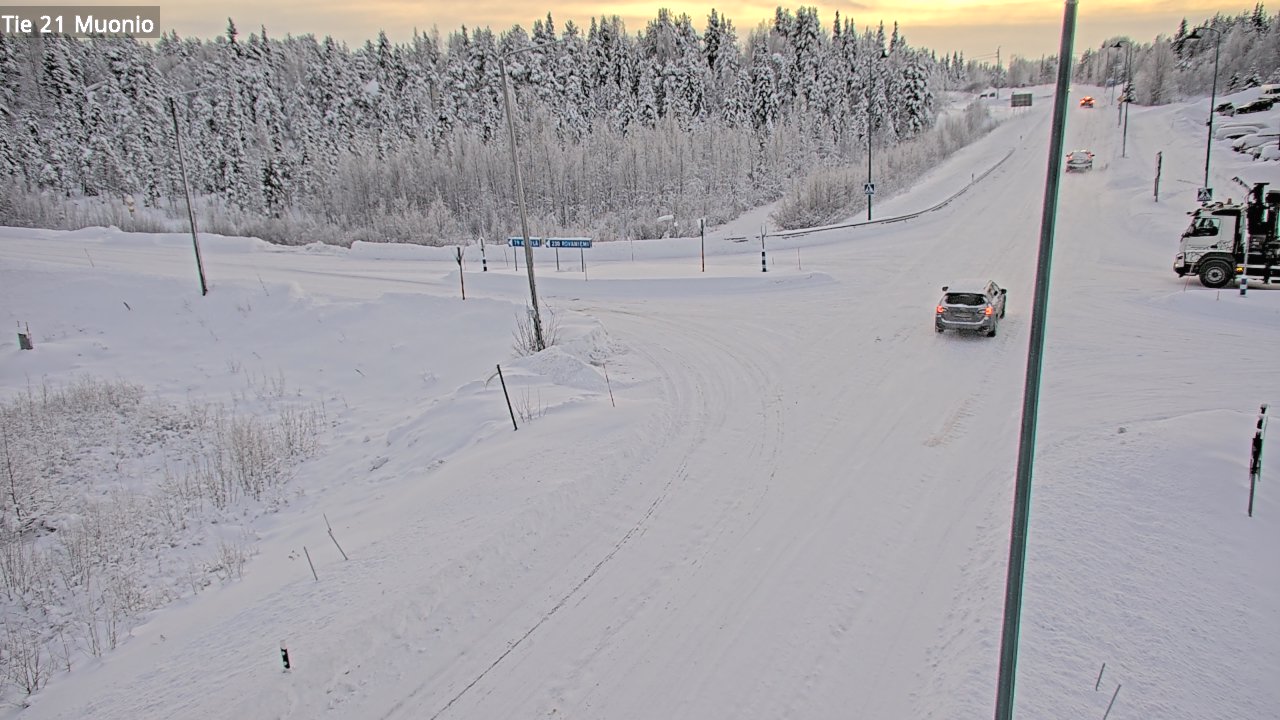 Weather Camera Image Väg 21 Muonio, Muonio, Lappi