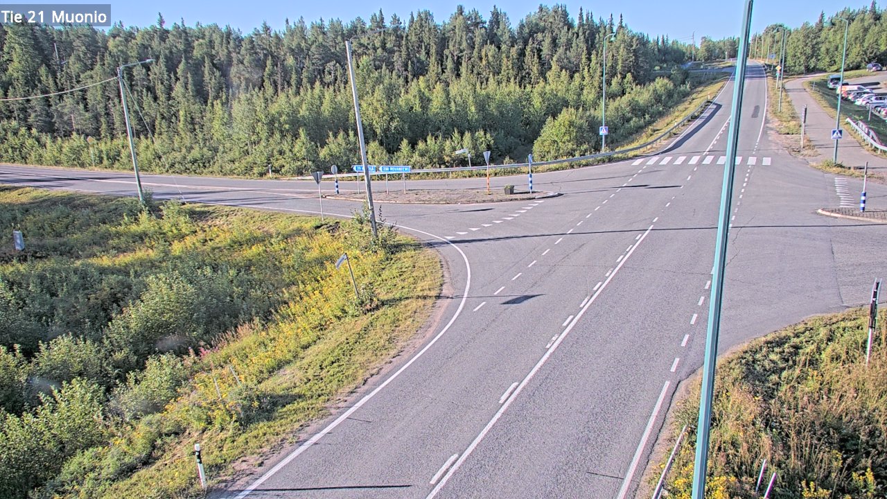 Weather Camera Image Road 21 Muonio, Muonio, Lappi