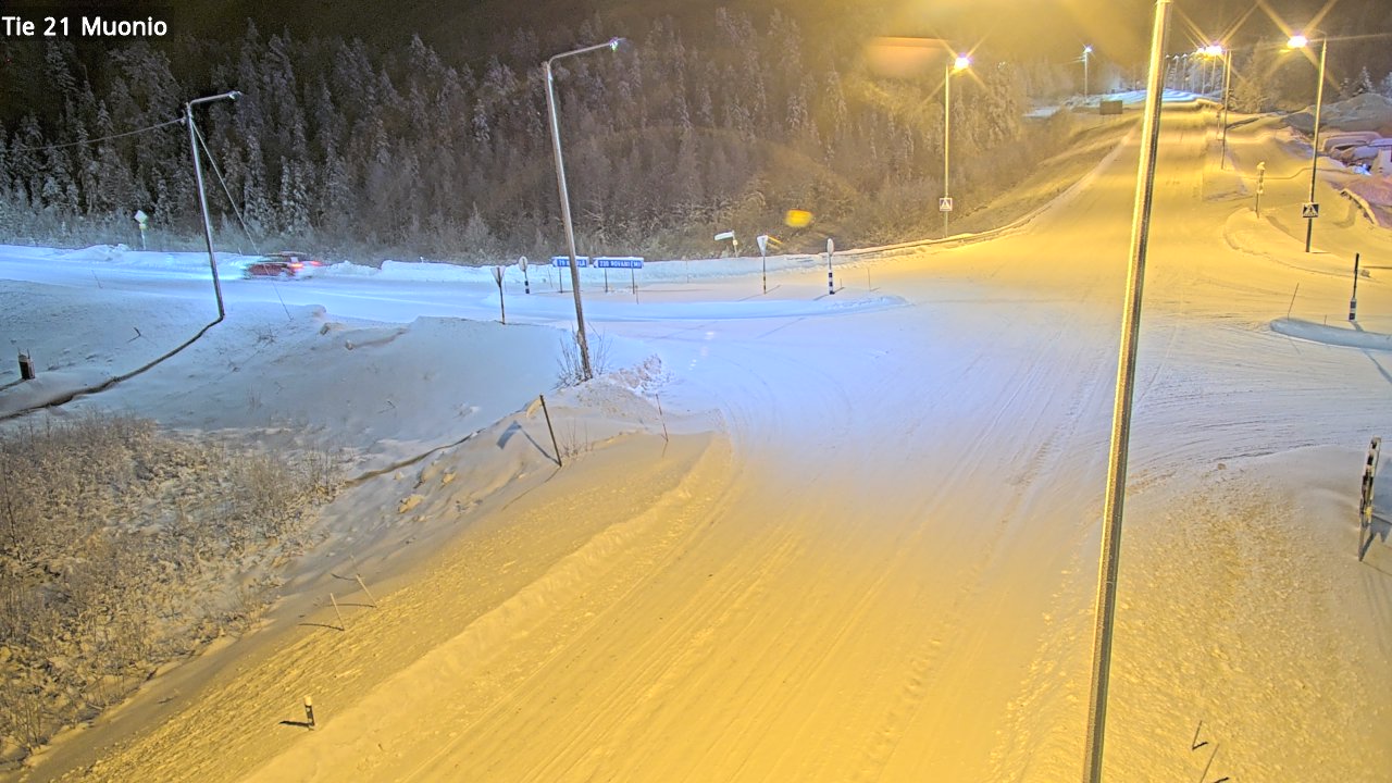 Weather Camera Image Väg 21 Muonio, Muonio, Lappi