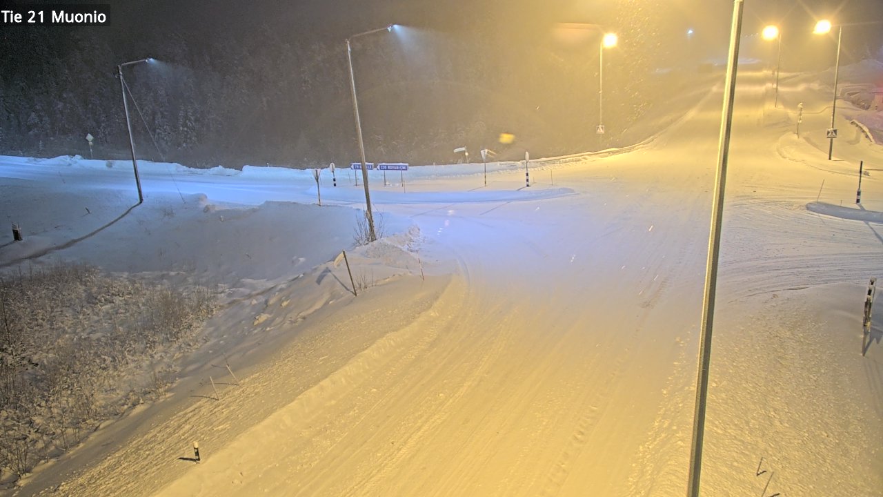 Weather Camera Image Väg 21 Muonio, Muonio, Lappi