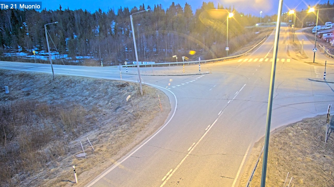 Weather Camera Image Väg 21 Muonio, Muonio, Lappi