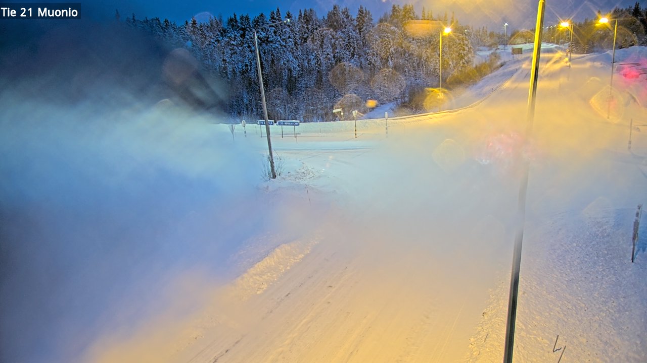 Kelikamerat Kuva Tie 21 Muonio, Muonio, Lappi