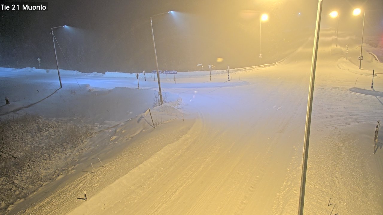 Weather Camera Image Väg 21 Muonio, Muonio, Lappi