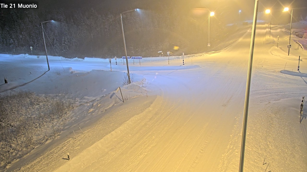 Weather Camera Image Väg 21 Muonio, Muonio, Lappi