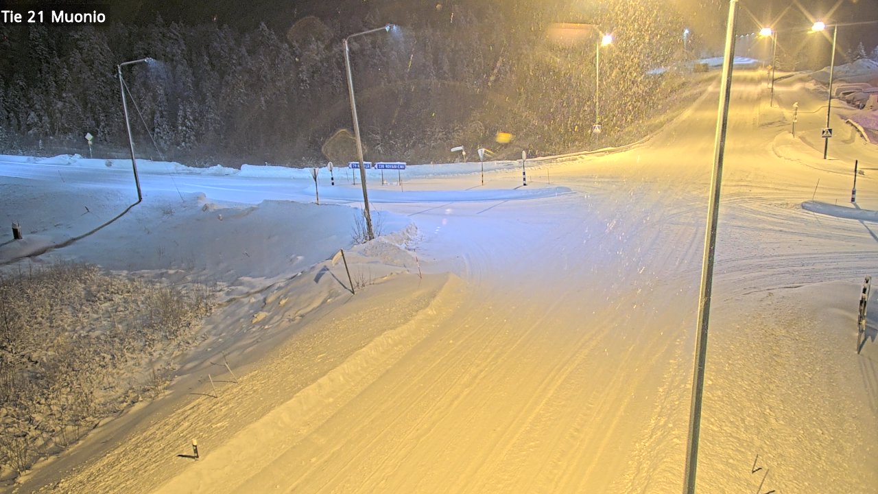 Weather Camera Image Väg 21 Muonio, Muonio, Lappi