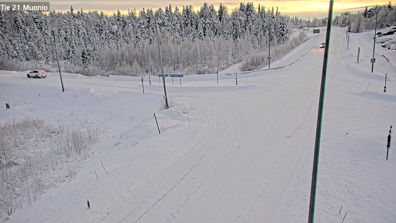 Weather Camera Image Road 21 Muonio, Muonio, Lappi