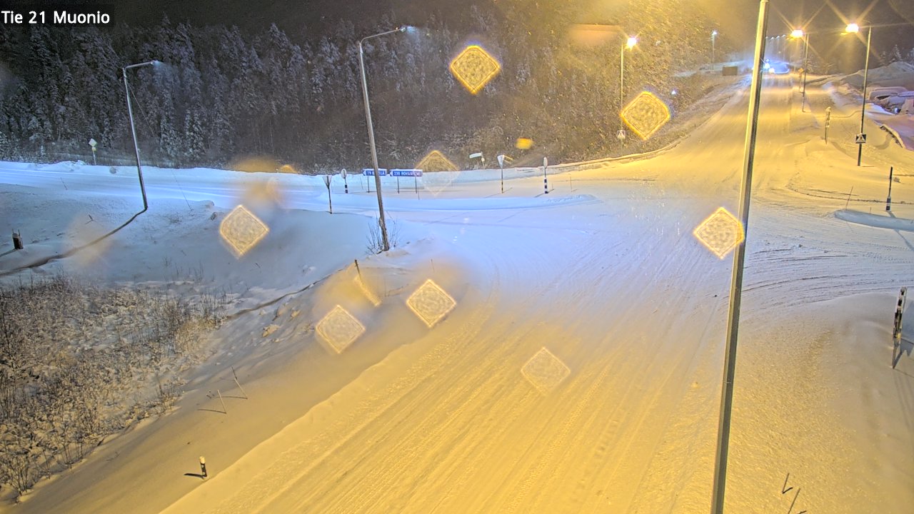 Weather Camera Image Väg 21 Muonio, Muonio, Lappi