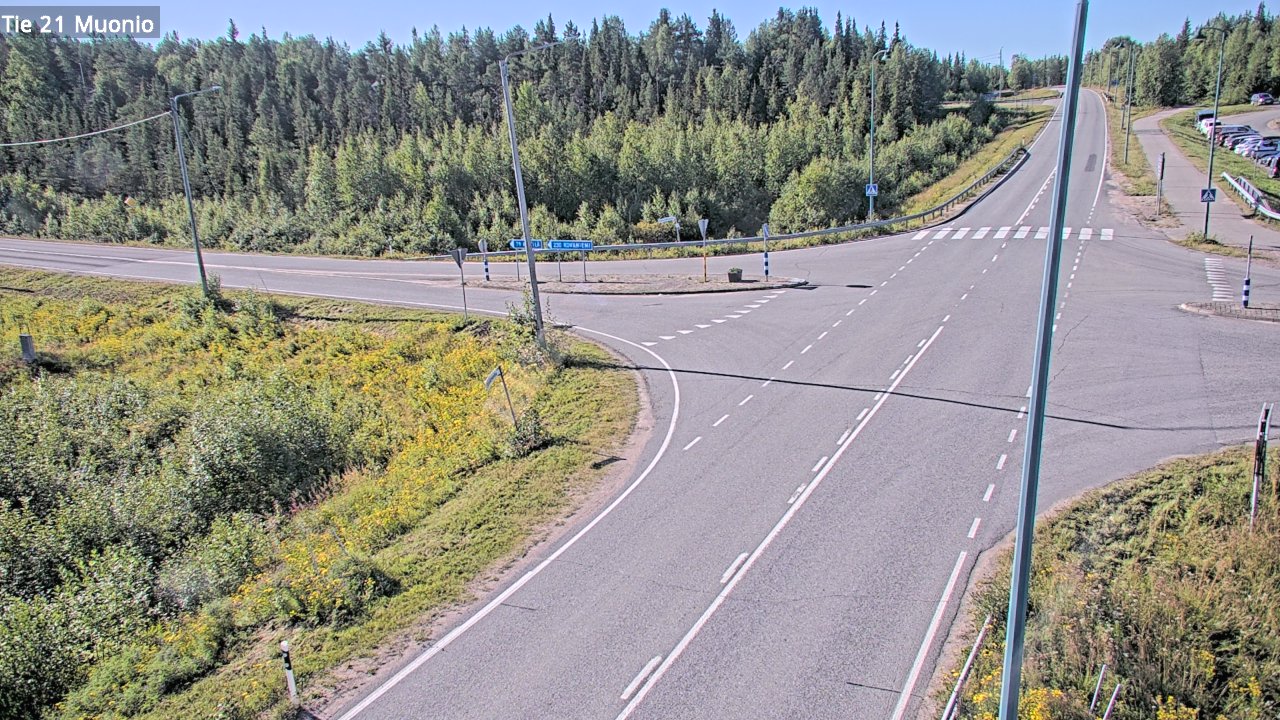 Weather Camera Image Väg 21 Muonio, Muonio, Lappi