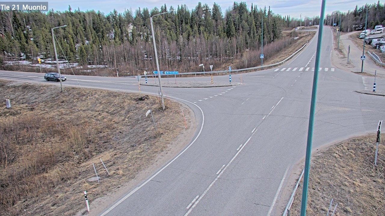 Weather Camera Image Väg 21 Muonio, Muonio, Lappi