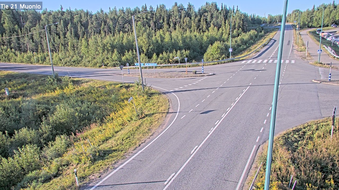 Weather Camera Image Road 21 Muonio, Muonio, Lappi