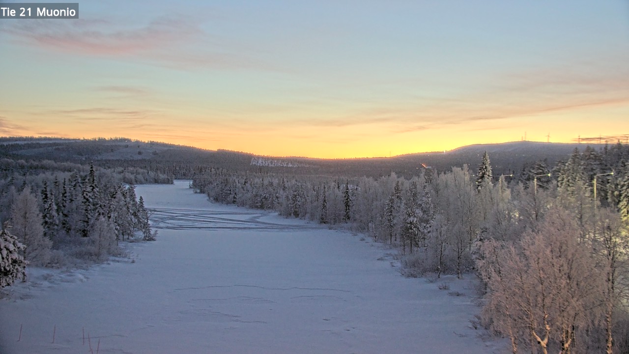 Weather Camera Image Väg 21 Muonio, Muonio, Lappi