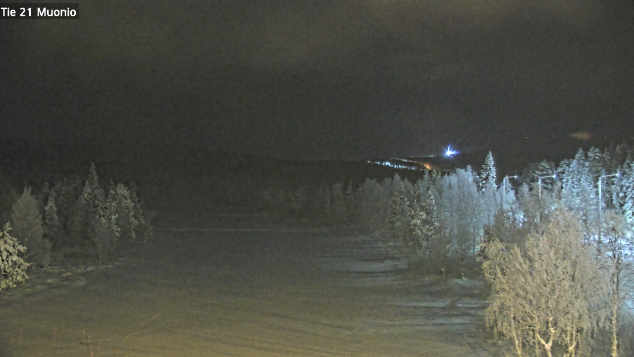 Weather Camera Image Väg 21 Muonio, Muonio, Lappi