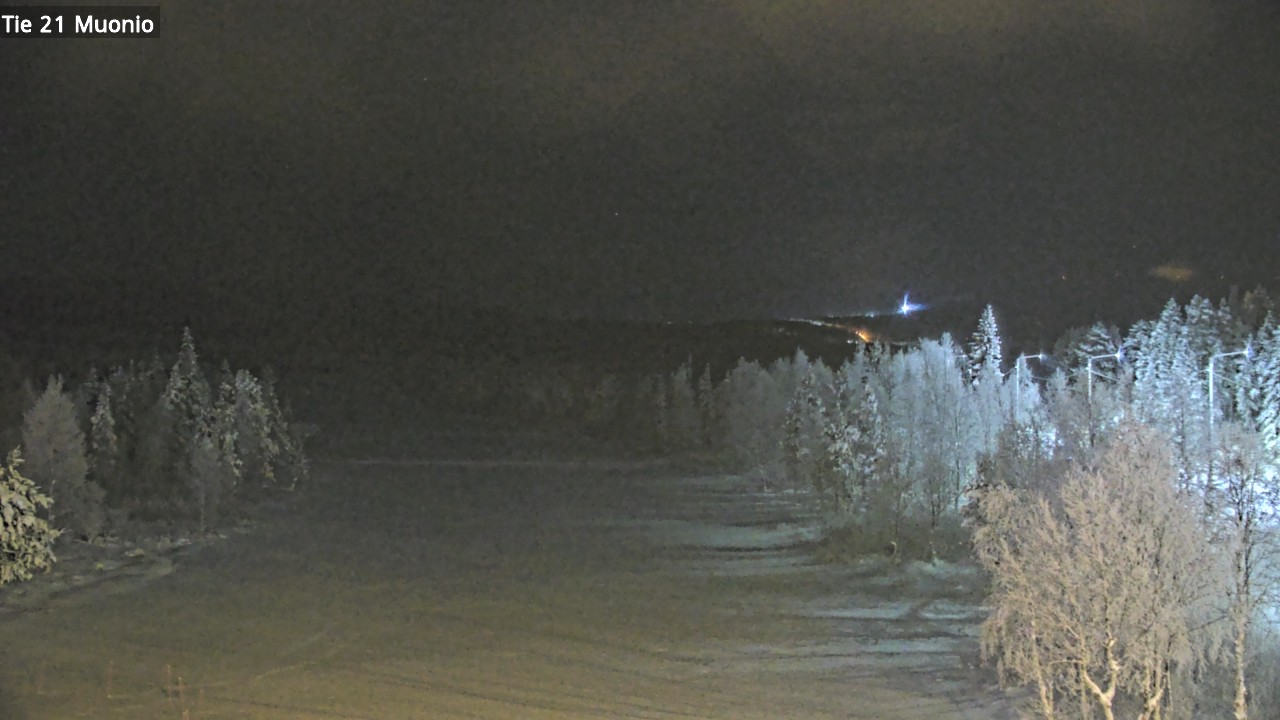 Weather Camera Image Väg 21 Muonio, Muonio, Lappi
