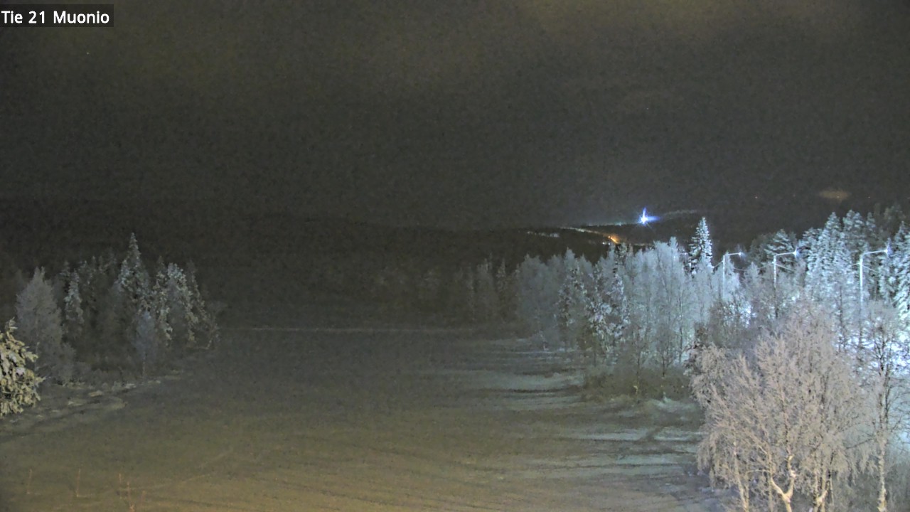 Weather Camera Image Väg 21 Muonio, Muonio, Lappi