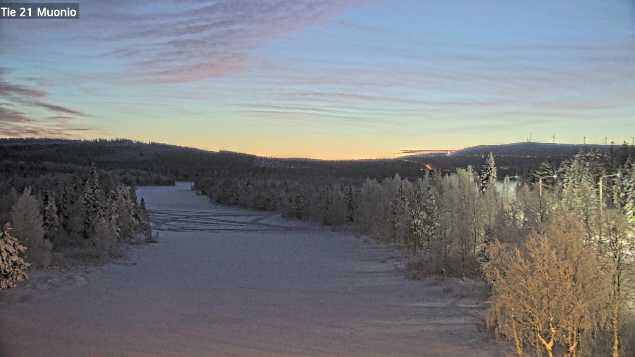 Weather Camera Image Väg 21 Muonio, Muonio, Lappi