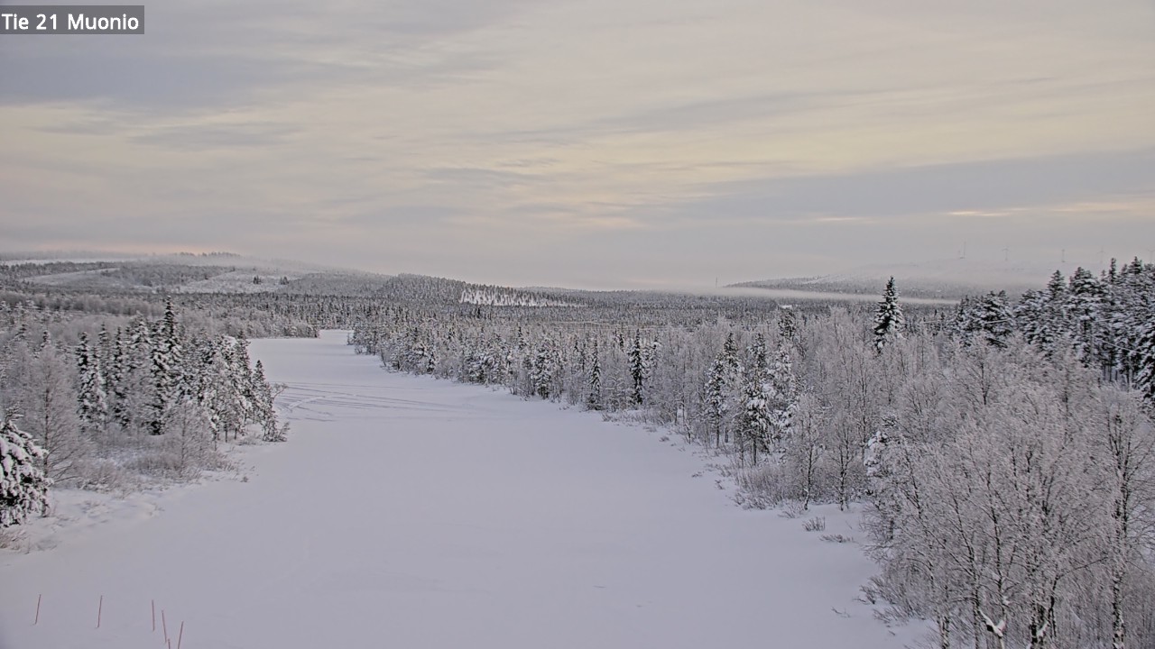 Weather Camera Image Väg 21 Muonio, Muonio, Lappi