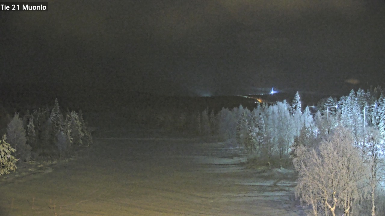Weather Camera Image Väg 21 Muonio, Muonio, Lappi