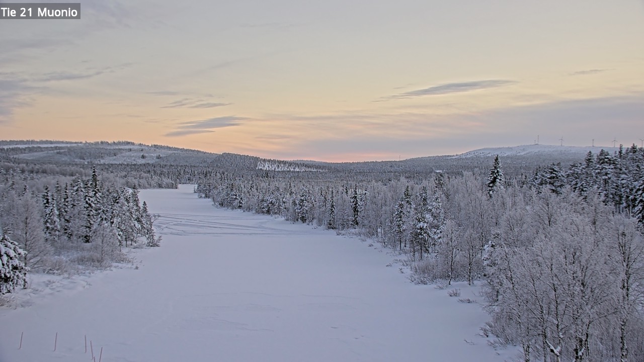 Weather Camera Image Väg 21 Muonio, Muonio, Lappi