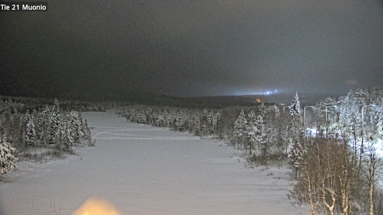 Weather Camera Image Väg 21 Muonio, Muonio, Lappi