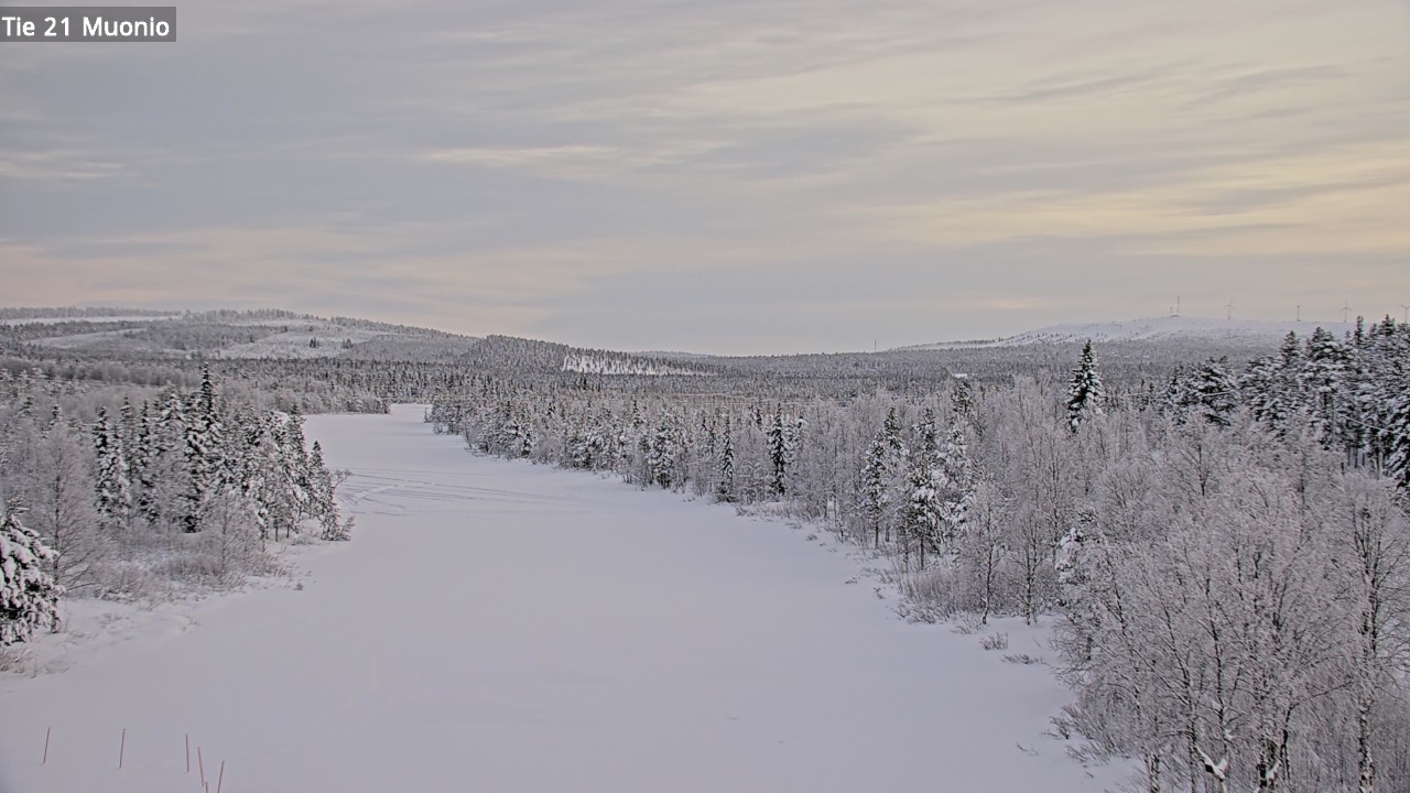 Weather Camera Image Väg 21 Muonio, Muonio, Lappi