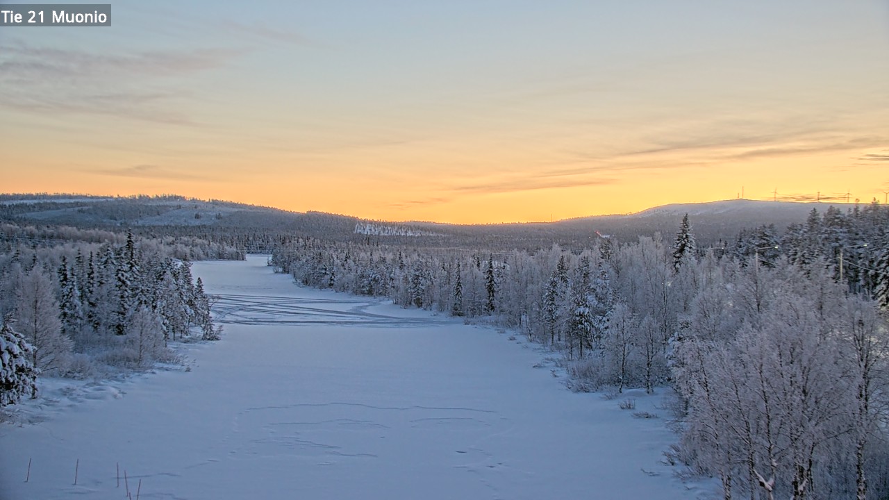 Weather Camera Image Väg 21 Muonio, Muonio, Lappi
