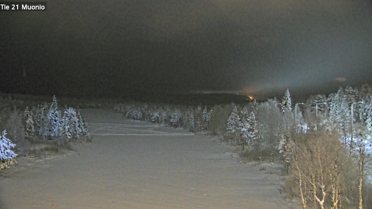 Weather Camera Image Väg 21 Muonio, Muonio, Lappi