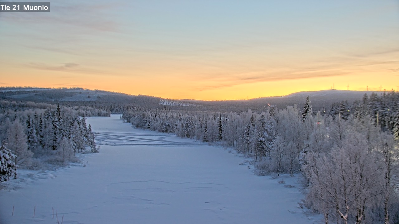 Weather Camera Image Väg 21 Muonio, Muonio, Lappi