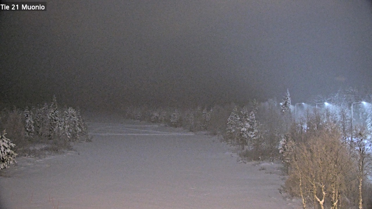 Weather Camera Image Väg 21 Muonio, Muonio, Lappi