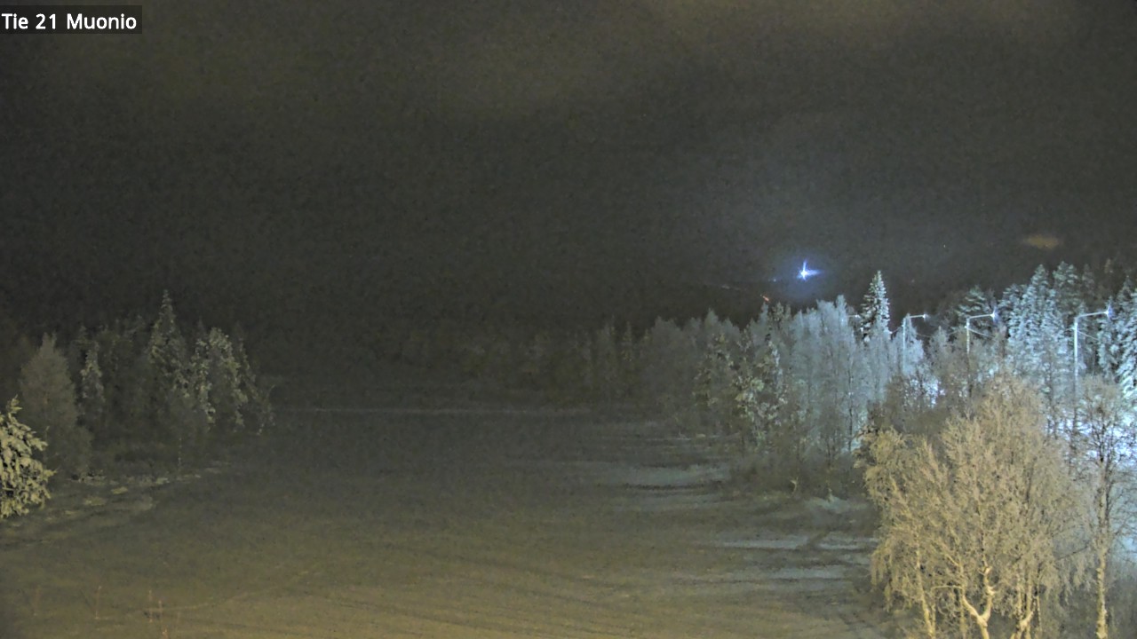 Weather Camera Image Väg 21 Muonio, Muonio, Lappi