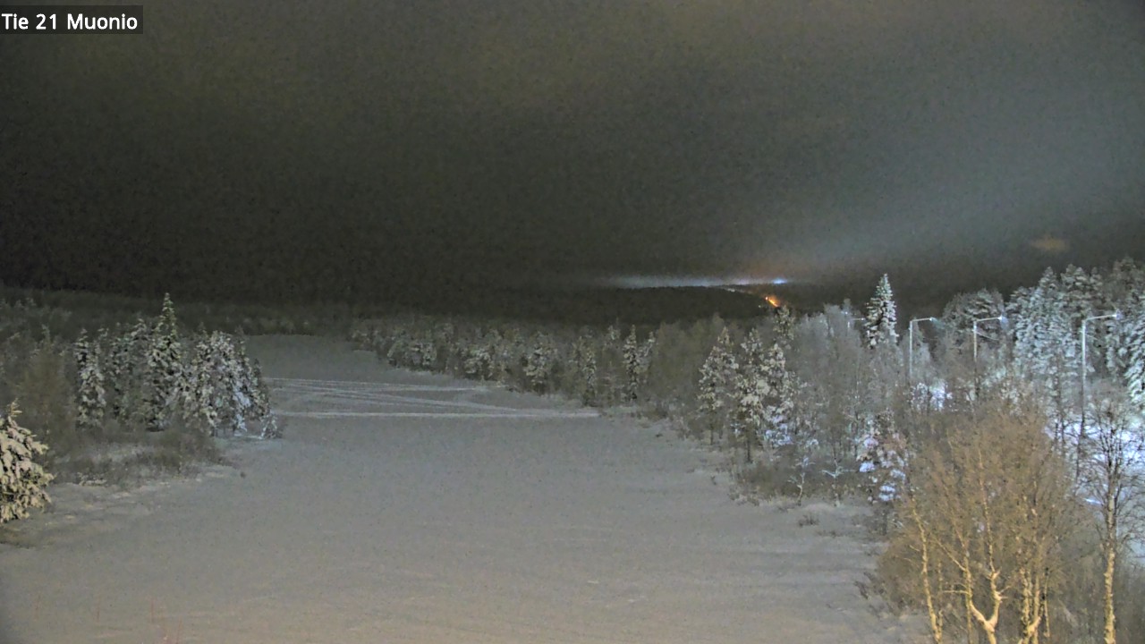 Weather Camera Image Väg 21 Muonio, Muonio, Lappi
