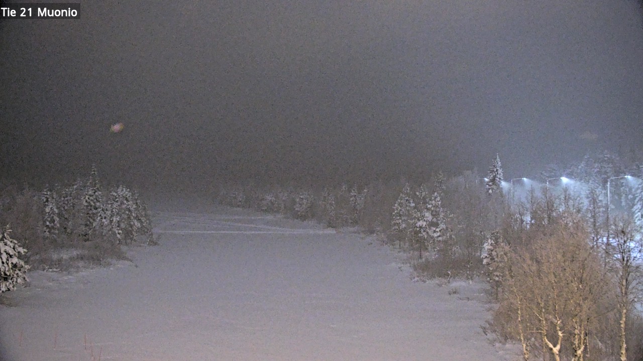 Weather Camera Image Väg 21 Muonio, Muonio, Lappi