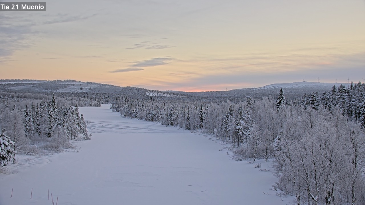 Weather Camera Image Väg 21 Muonio, Muonio, Lappi