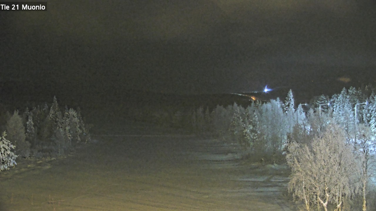 Weather Camera Image Väg 21 Muonio, Muonio, Lappi