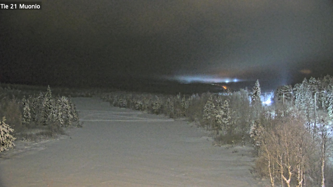 Weather Camera Image Väg 21 Muonio, Muonio, Lappi