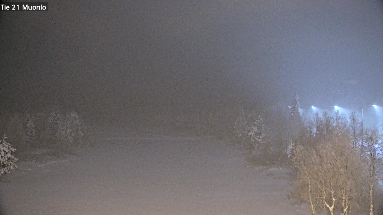 Weather Camera Image Väg 21 Muonio, Muonio, Lappi