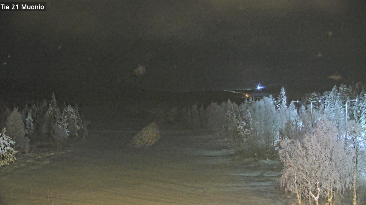 Weather Camera Image Väg 21 Muonio, Muonio, Lappi