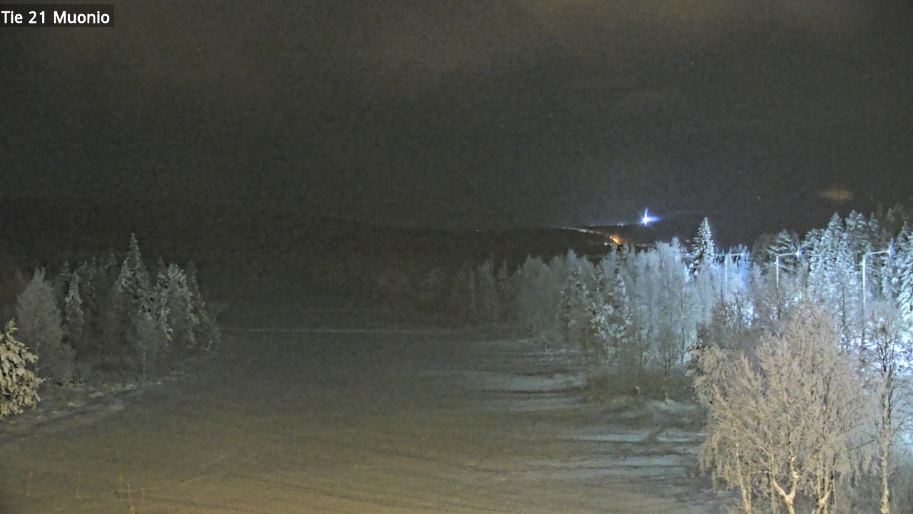 Weather Camera Image Väg 21 Muonio, Muonio, Lappi