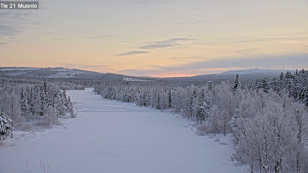 Weather Camera Image Väg 21 Muonio, Muonio, Lappi