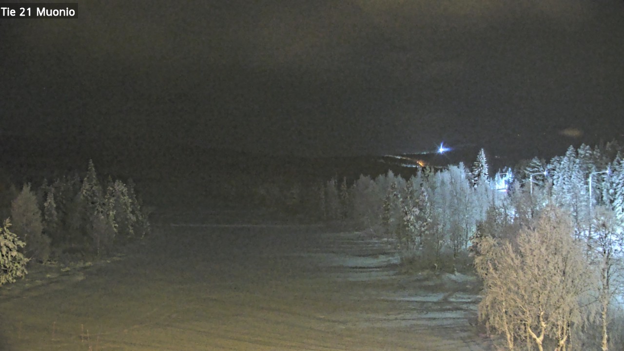 Weather Camera Image Väg 21 Muonio, Muonio, Lappi